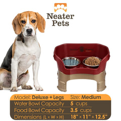 Neater Feeder Deluxe: carcasa anti-salpicaduras para un comedor más limpio.