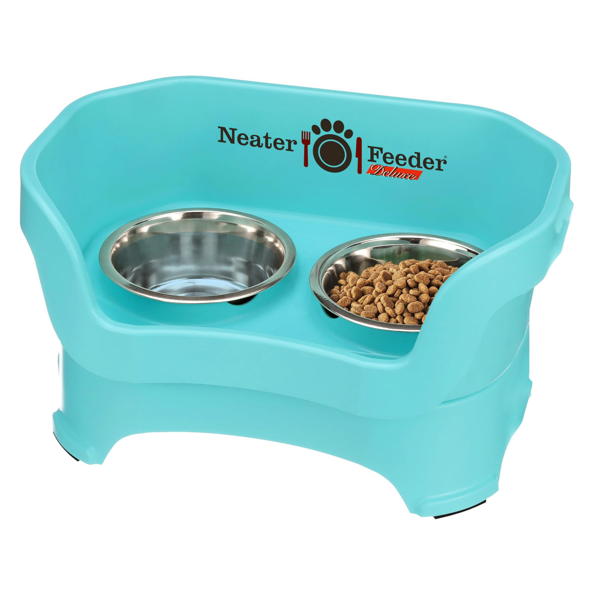 Neater Feeder Deluxe comedero elevado para perros, mejora la limpieza durante las comidas