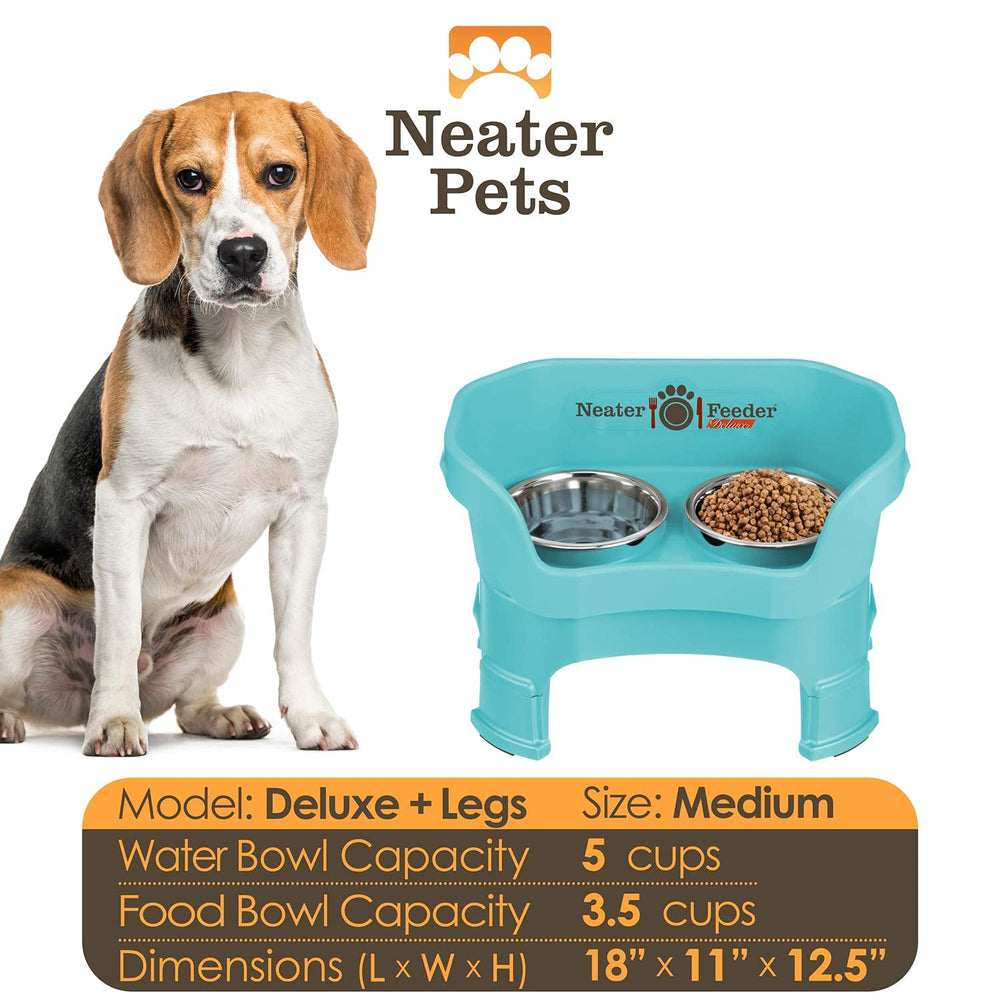 Neater Feeder Deluxe: base antideslizante para evitar movimientos durante la comida.