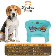 Neater Feeder Deluxe: base antideslizante para evitar movimientos durante la comida.