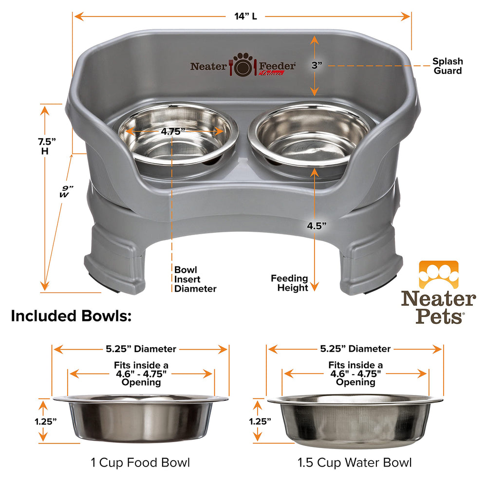Neater Feeder Deluxe apto para lavavajillas en rejilla superior