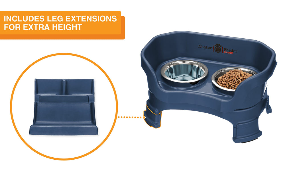 Neater Feeder Deluxe, patas antideslizantes que evitan movimientos durante la ingesta.