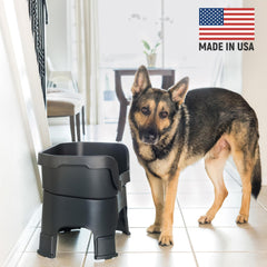 El Neater Feeder Deluxe incluye cuenco de comida de 7 tazas para perros grandes.