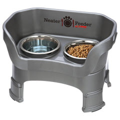 Neater Feeder Deluxe, tazón de alimento y agua elevados, área de comida limpia y ordenada