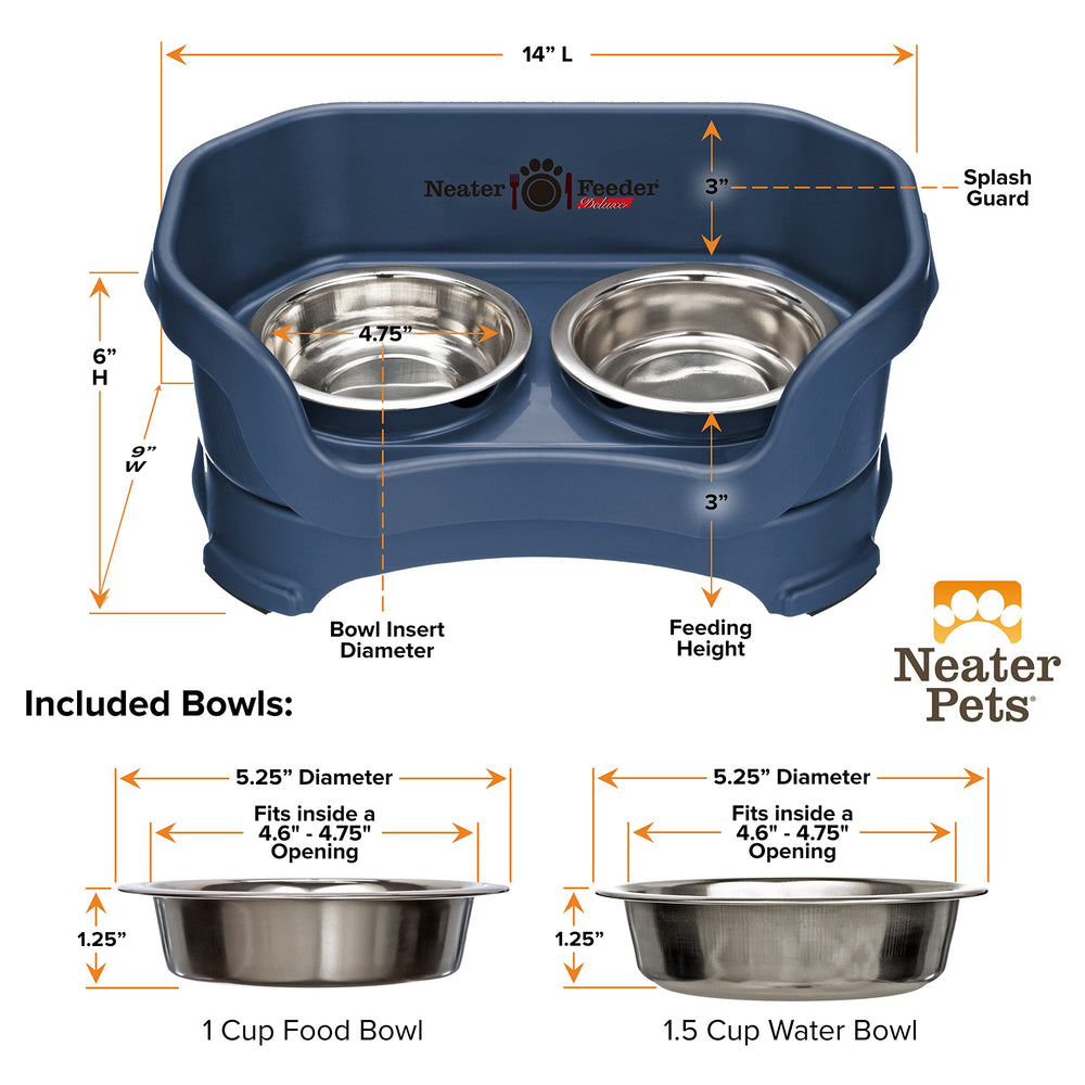 Neater Feeder Deluxe: uso en interiores para un comedor limpio