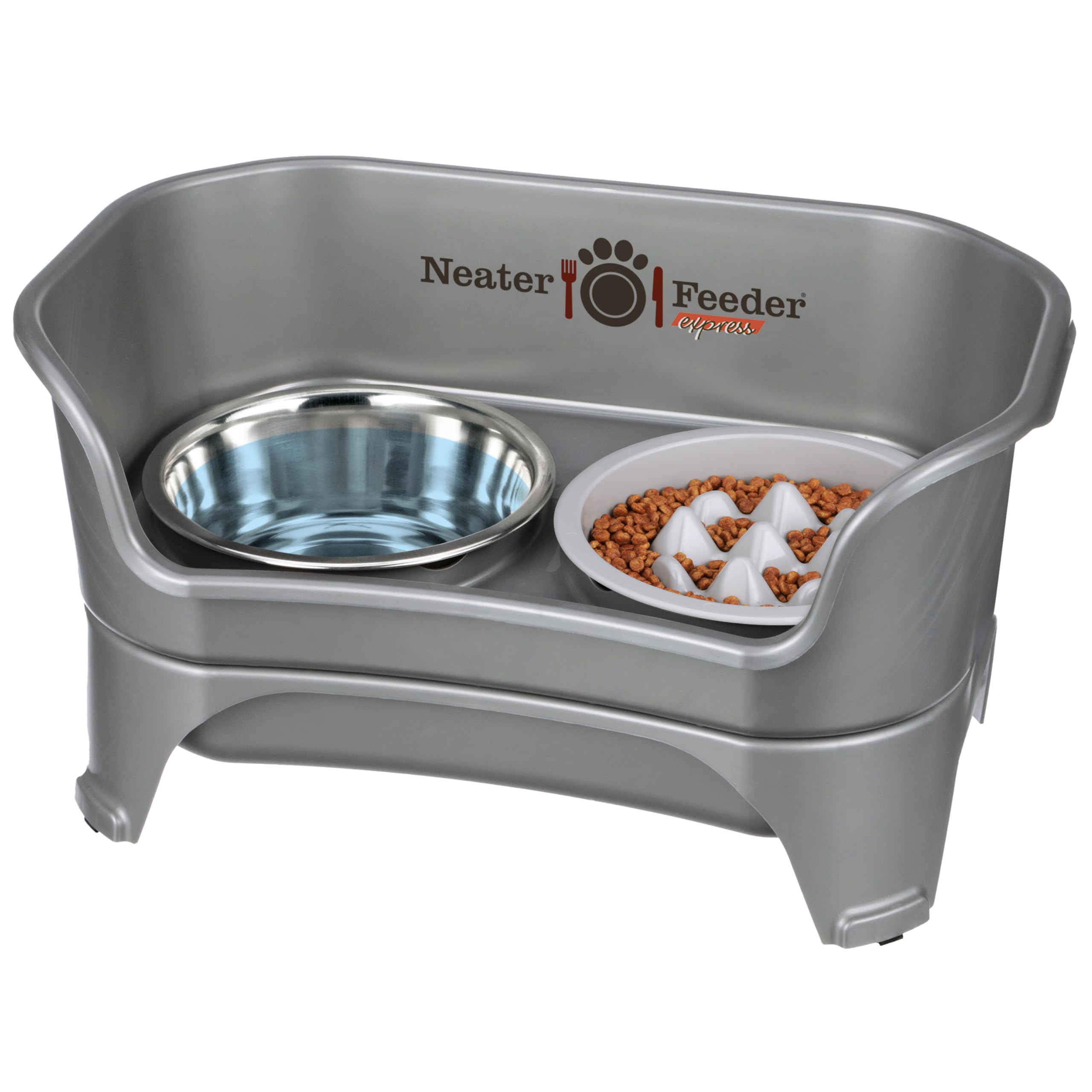 Neater Feeder Express, conjunto alzado de platos para alimentación ordenada en perros medianos y grandes