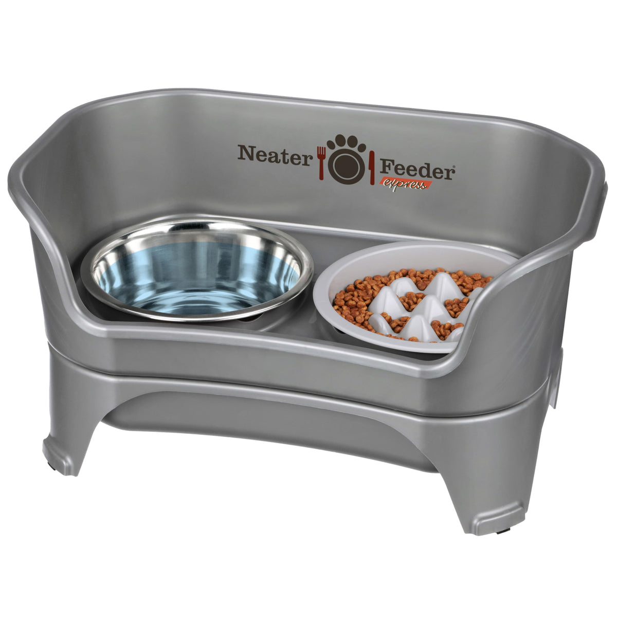 Neater Feeder Express, conjunto alzado de platos para alimentación ordenada en perros medianos y grandes