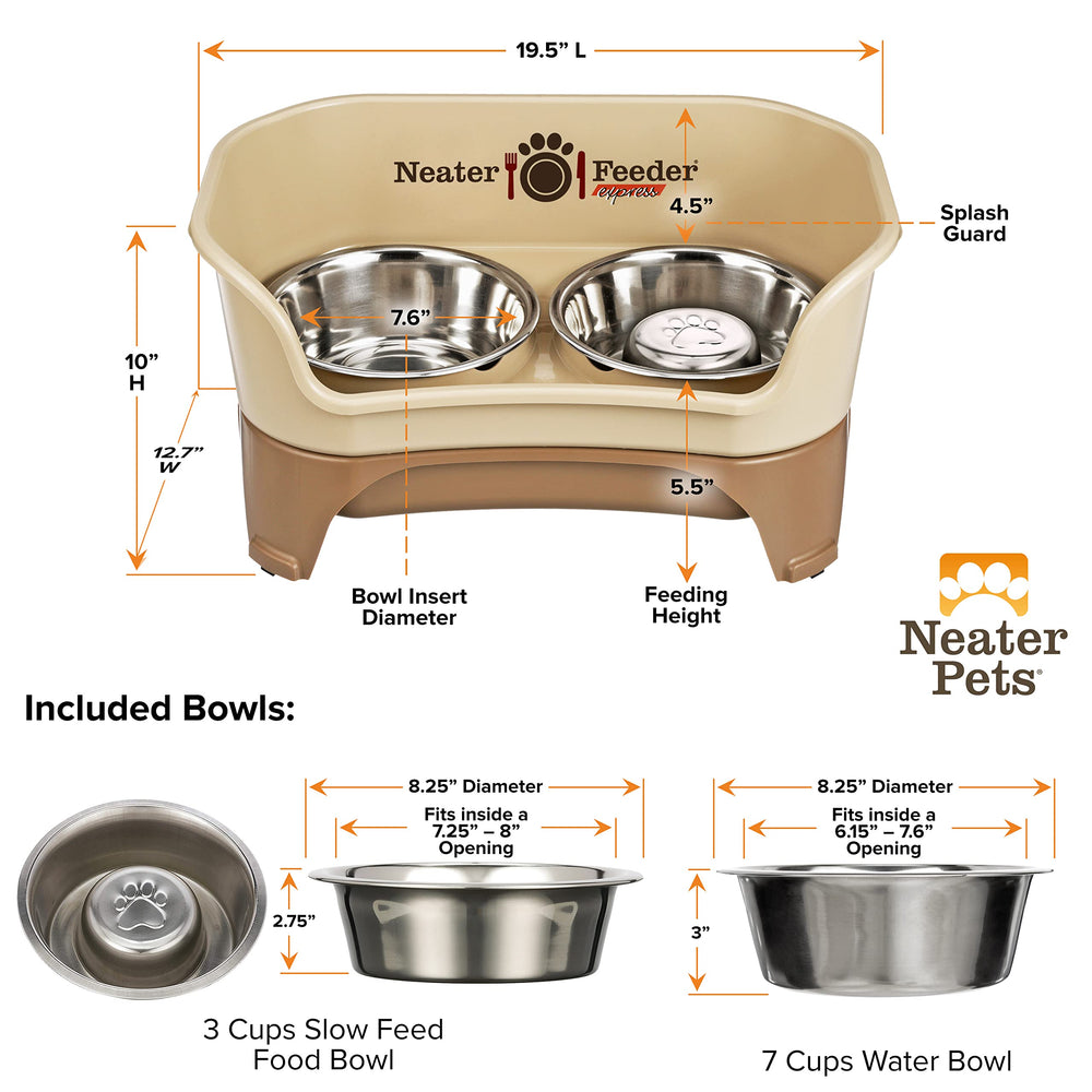 Neater Feeder Express diseño estable para perros medianos y grandes