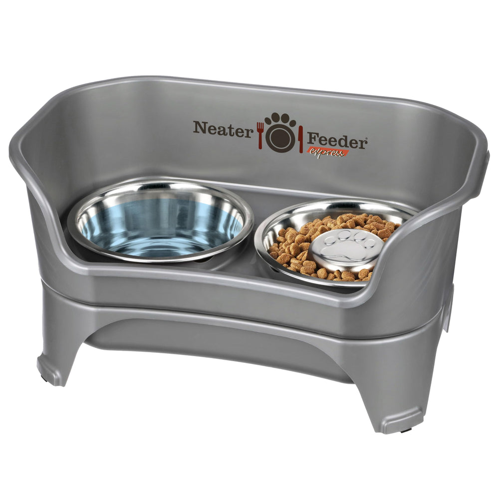 Neater Feeder Express, vista general del conjunto elevado para evitar desorden al comer