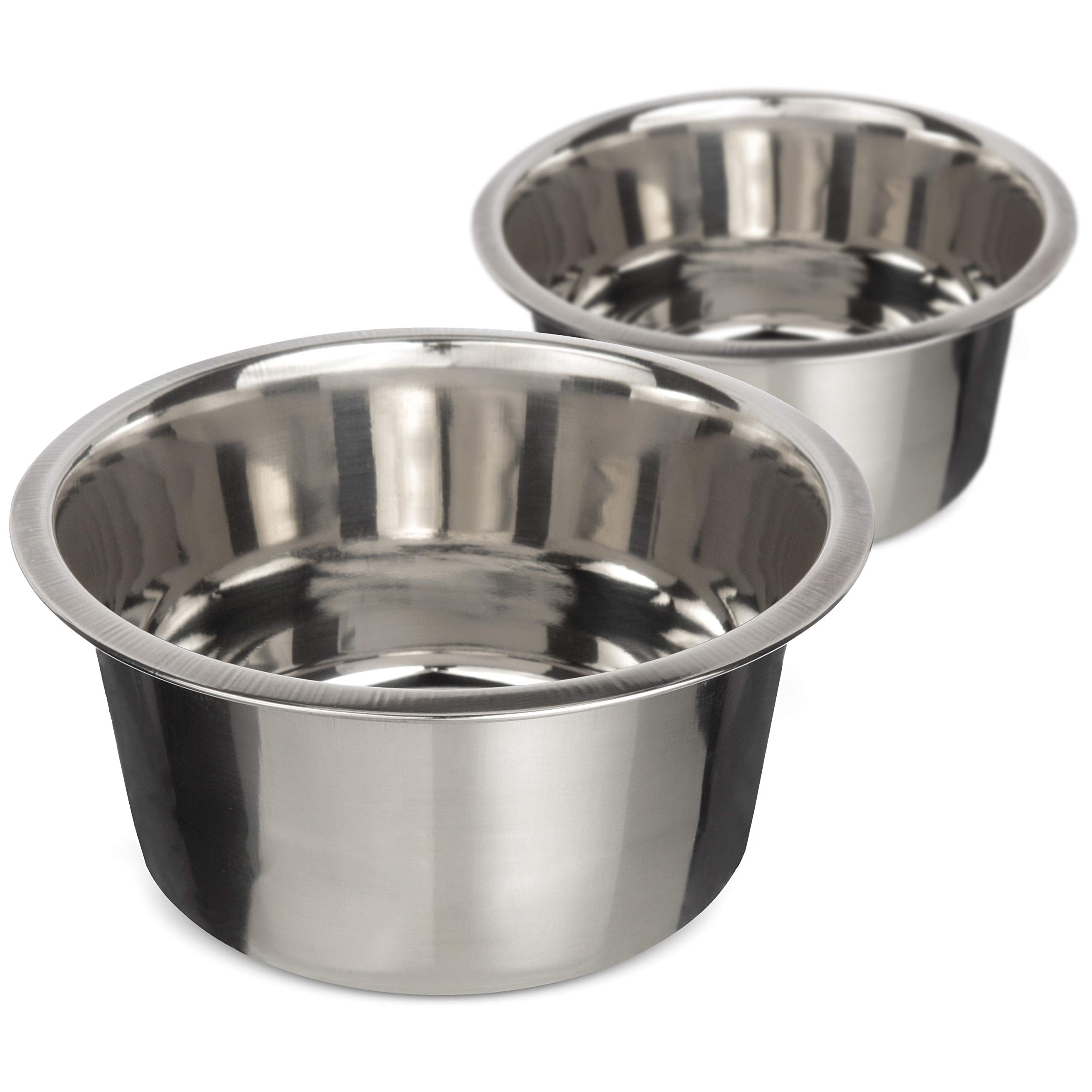Neater Feeder repuestos Mediano Premium: dos tazones de acero inoxidable para comida y agua