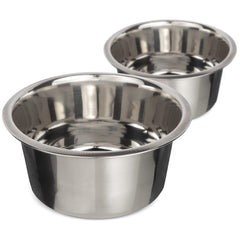 Neater Feeder repuestos Mediano Premium: dos tazones de acero inoxidable para comida y agua