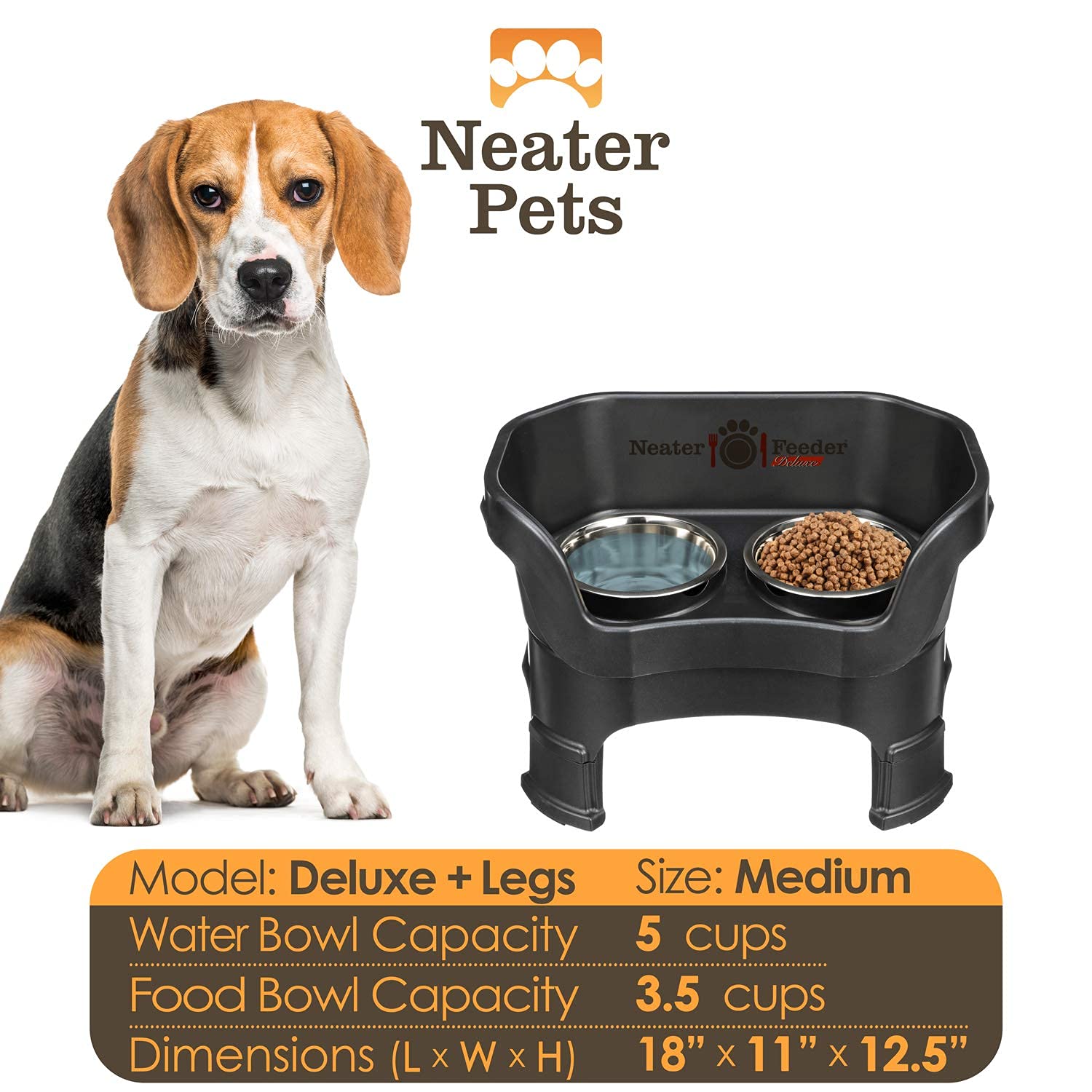 Neater Feeder: tazones de acero inoxidable para durabilidad y fácil limpieza