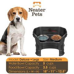 Neater Feeder: tazones de acero inoxidable para durabilidad y fácil limpieza