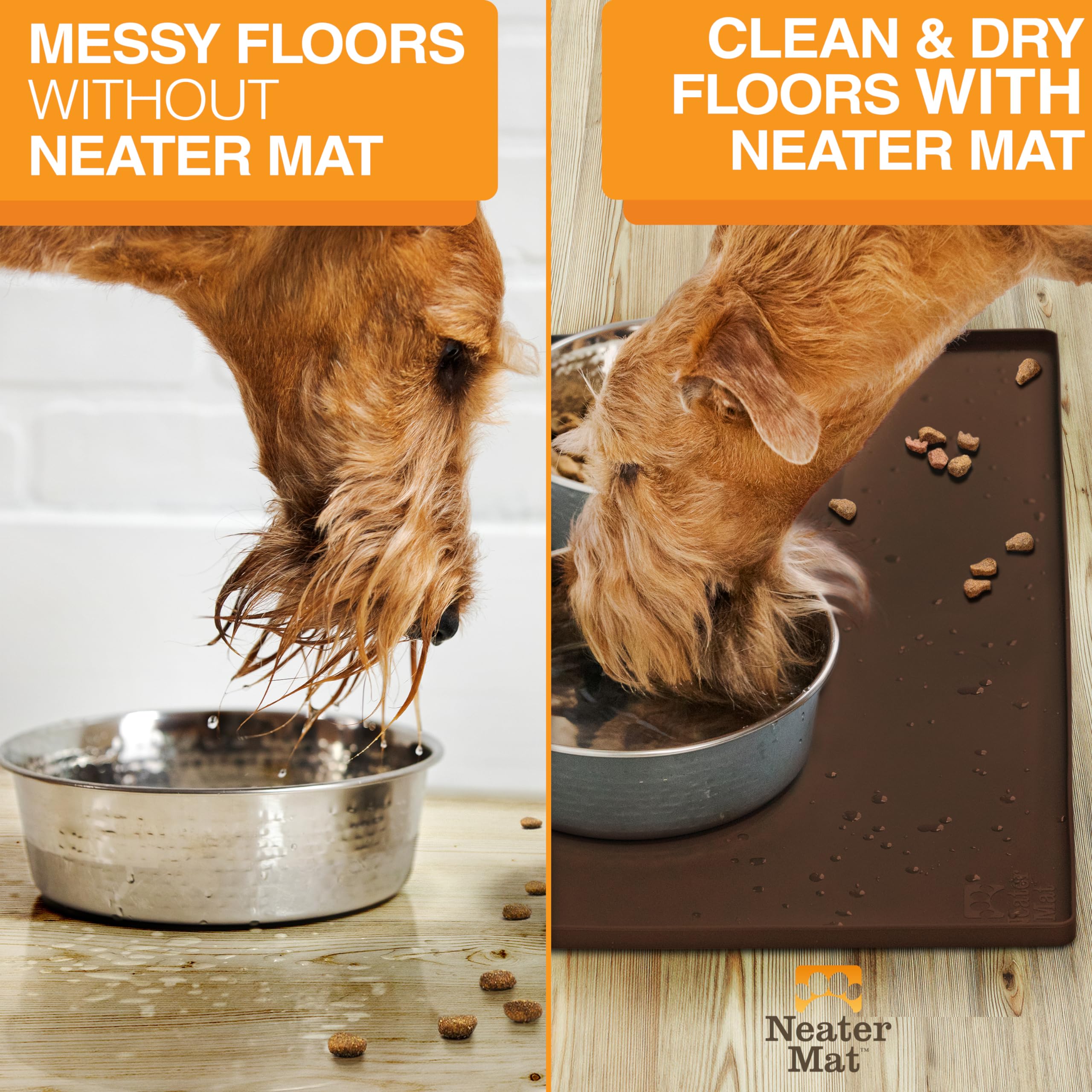 Neater Mat: antideslizante mantiene los cuencos en su lugar.