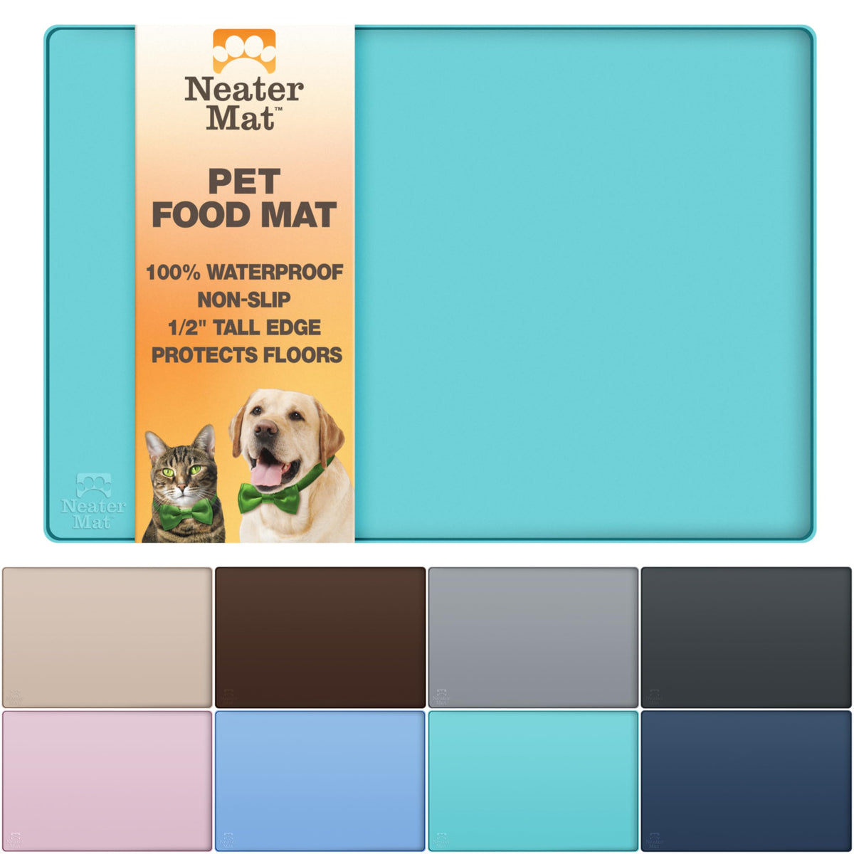 Neater Mat en silicona impermeable protege el suelo de derrames.