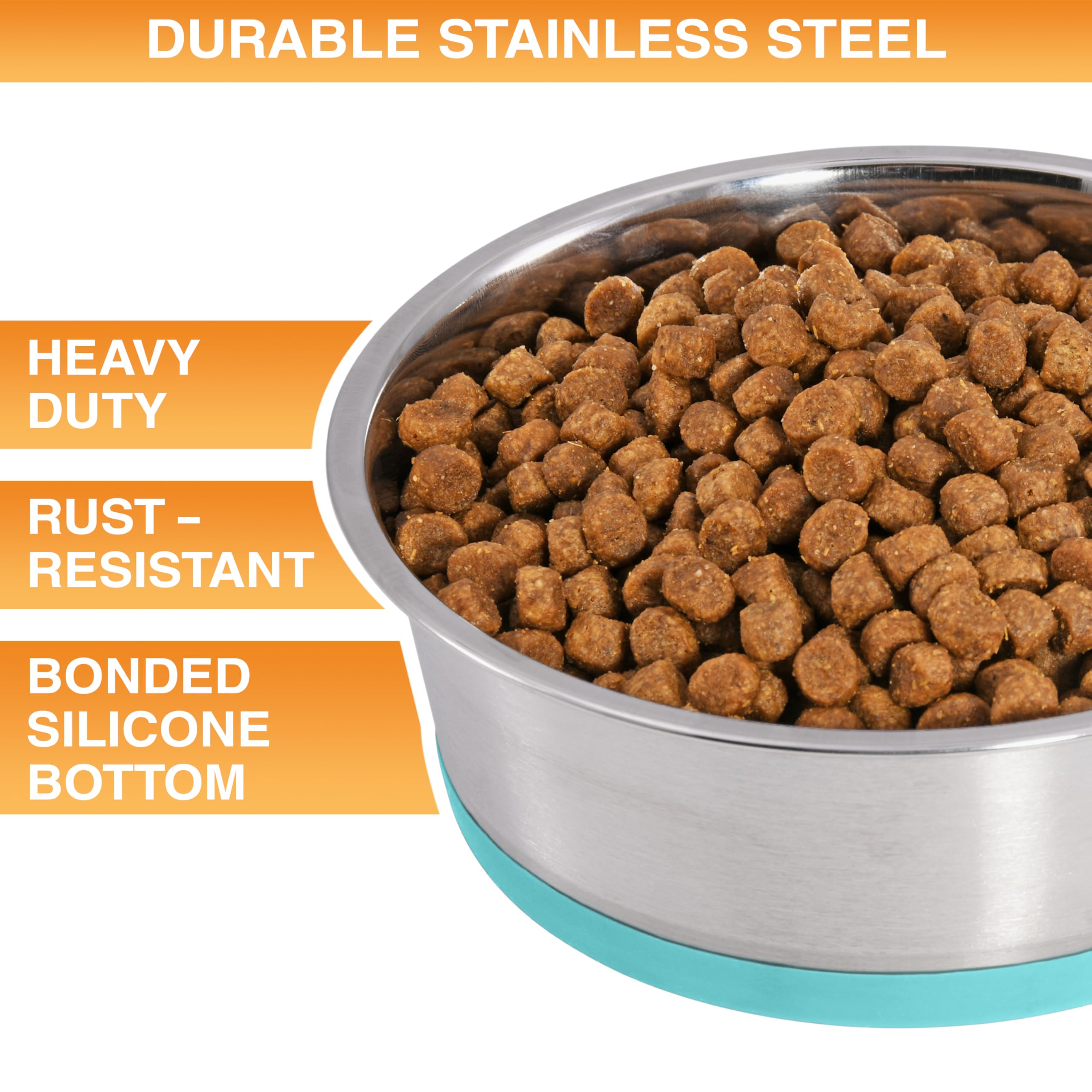 Neater Pet Brands acero inoxidable grueso ofrece durabilidad e higiene diaria