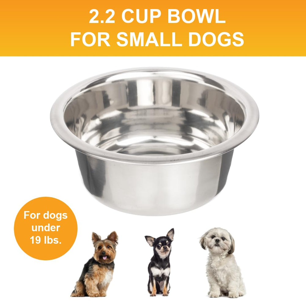 Neater Pet Brands cuencos 18oz, dos tazones, vista lateral destacando tamaño para mascotas.