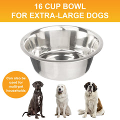 Neater Pet Brands cuencos de 128 onzas para perros grandes y varias mascotas