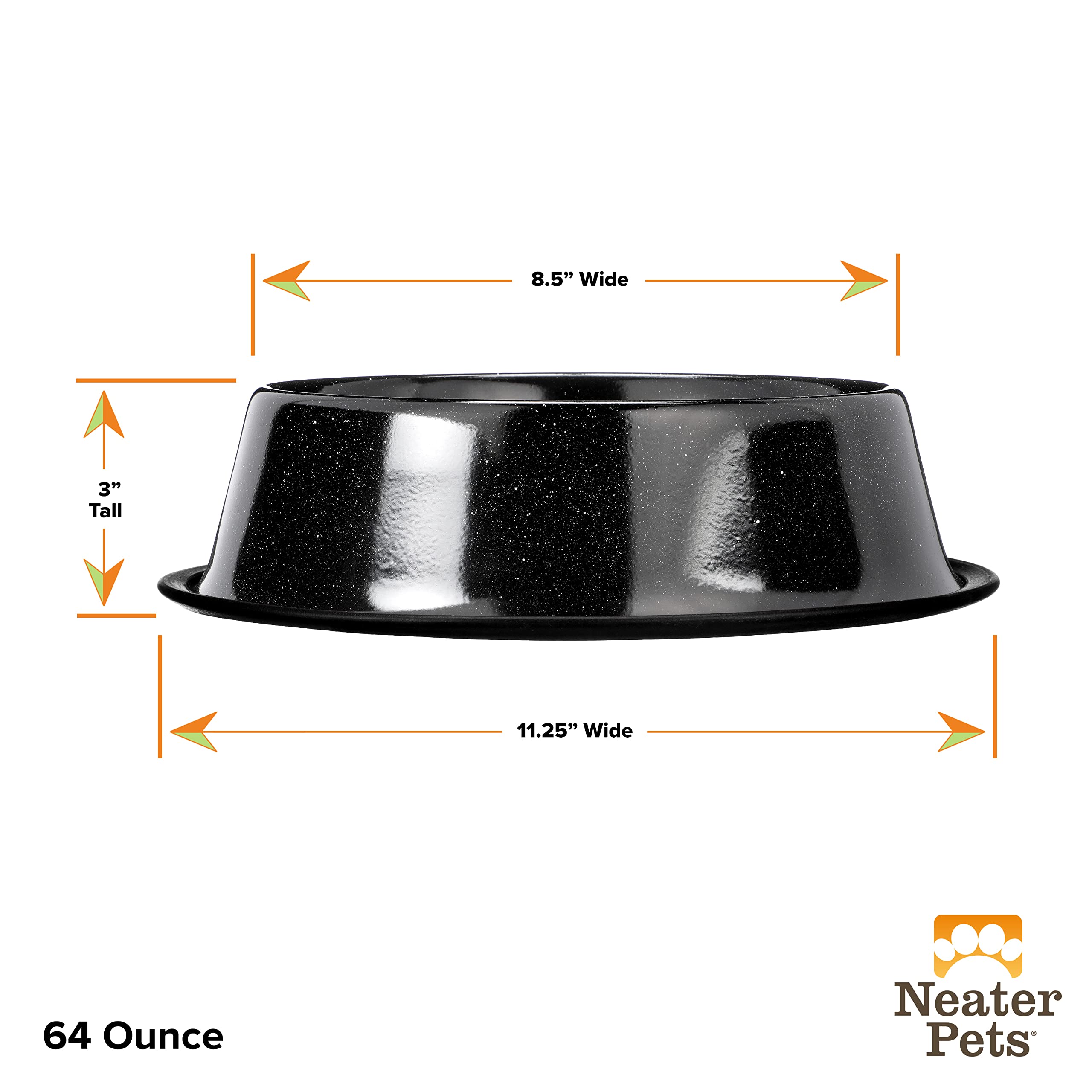 Neater Pet Brands cuenco 64oz para perros y gatos, apto para comida o agua.