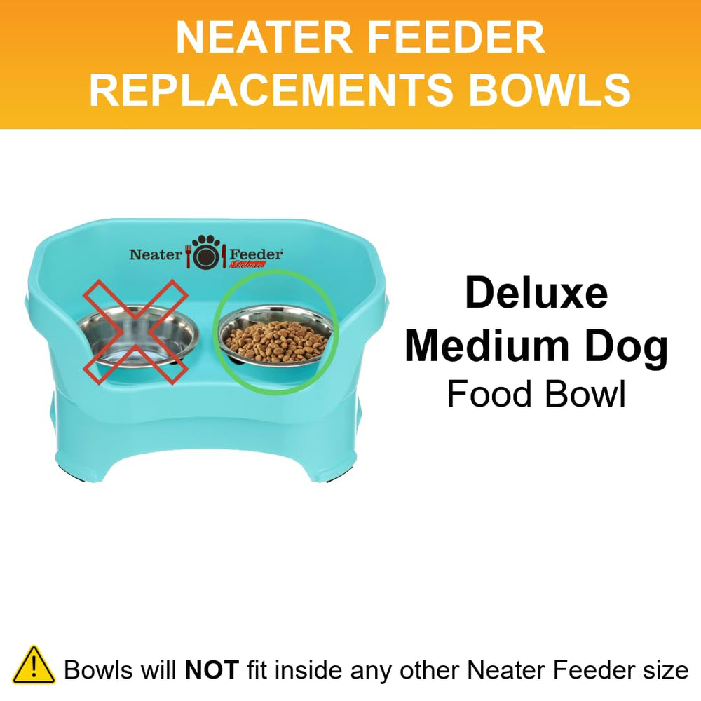 Neater Pet Brands cuenco de comida en acero inoxidable, duradero y seguro