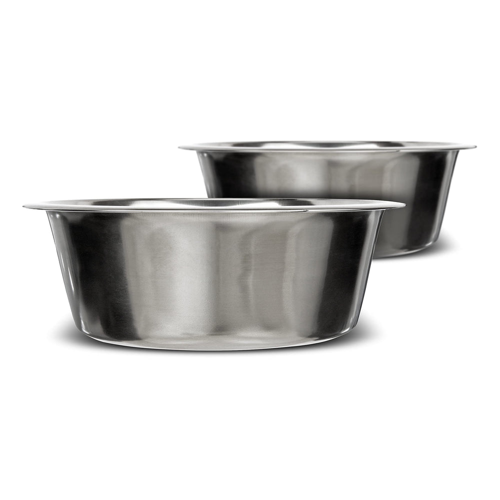 Cuenco de Neater Pet Brands en acero inoxidable, 12 tazas, ideal para comida de perros grandes.