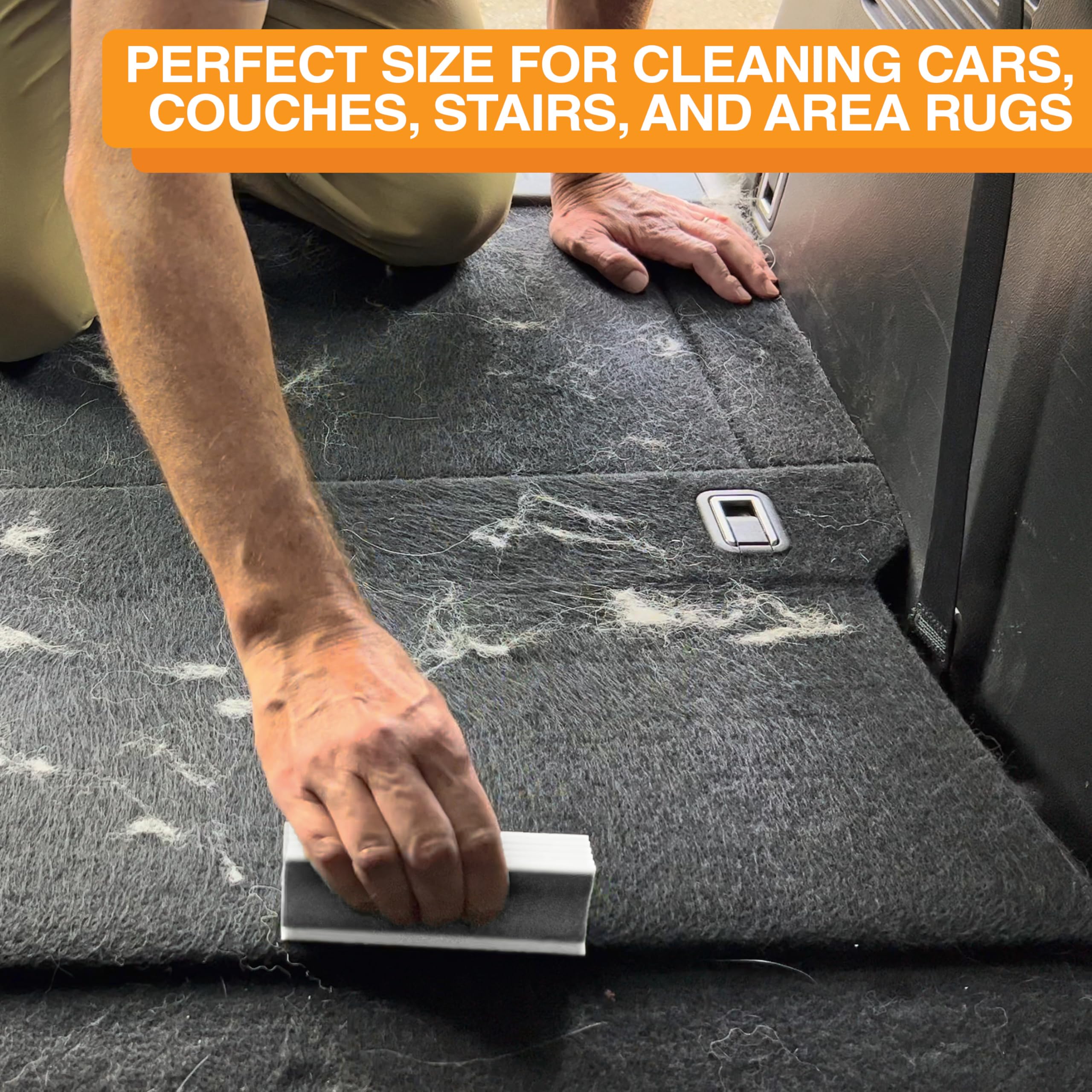 FurDozer es ideal para interiores de coche y superficies sin dañar telas.