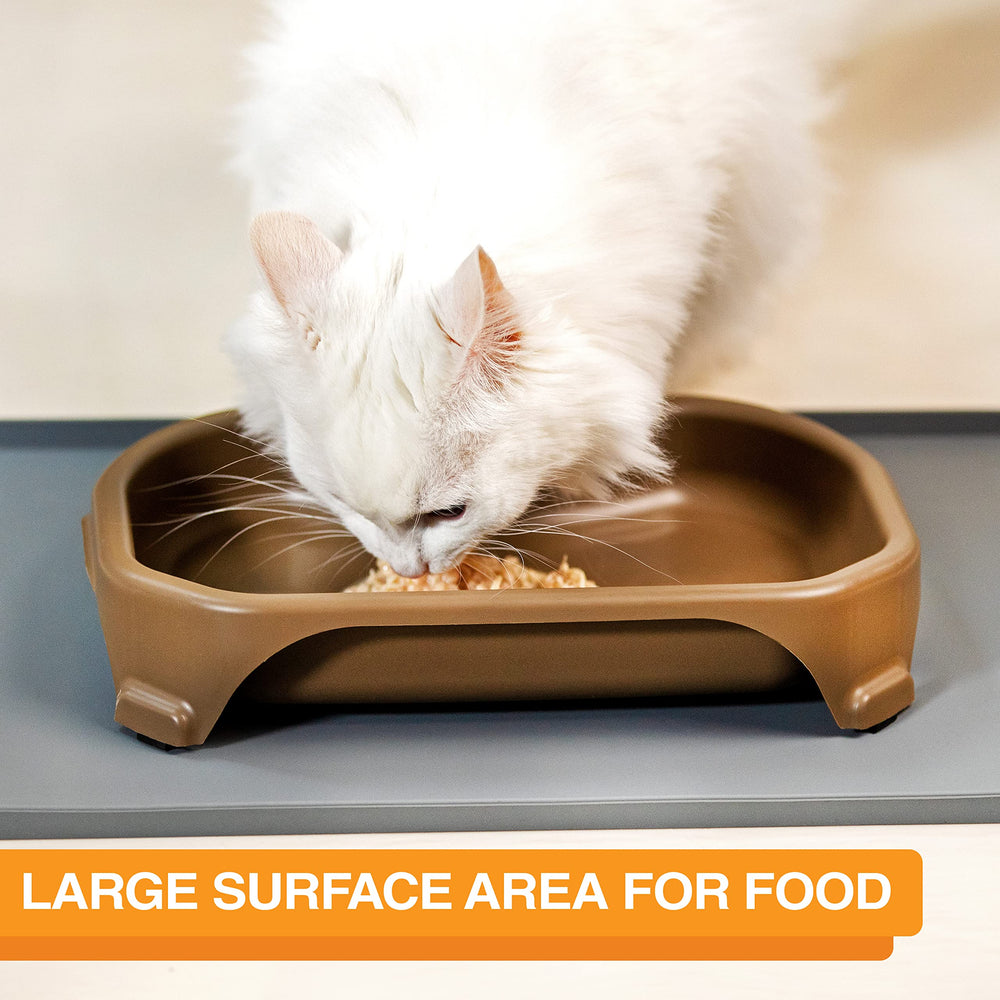 Neater Pet Brands gran superficie para beber y comer, cómodo para mascotas