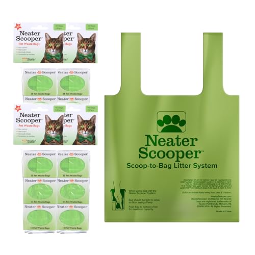 Bolsas con lazo de Neater Scooper para manejo higiénico.