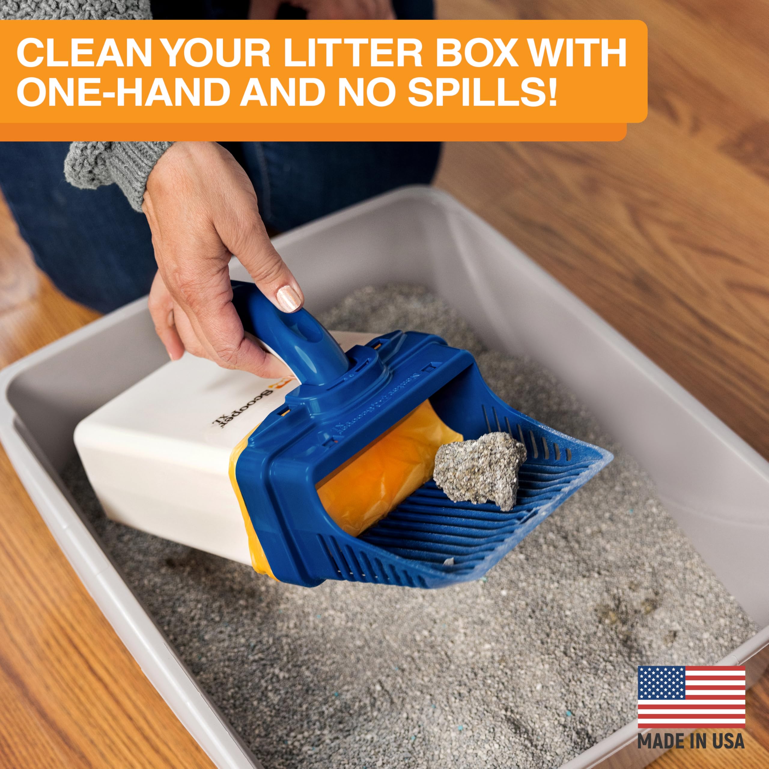 Neater Scooper XL: bolsas de recambio lavanda para un mantenimiento limpio.