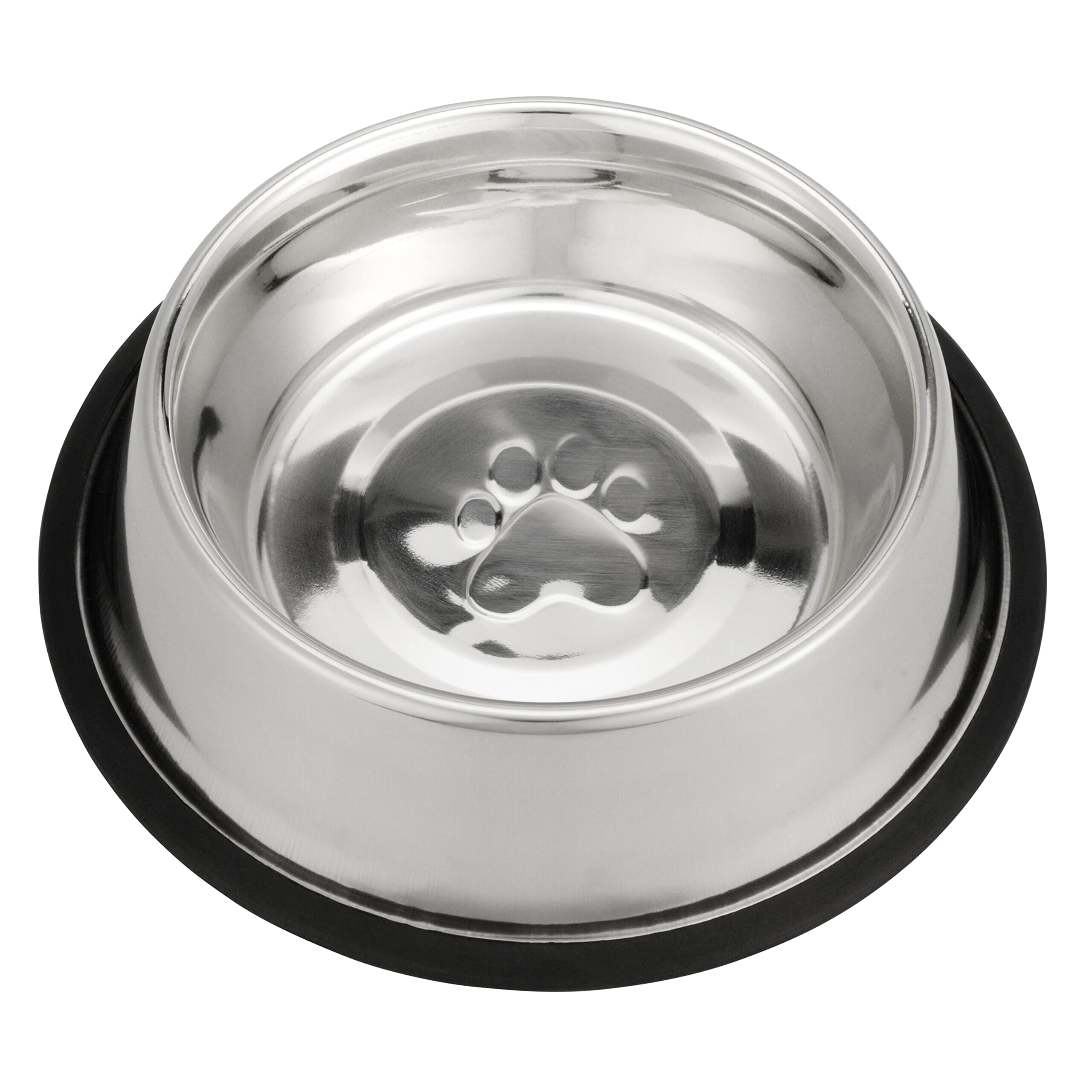 Neater Pet Brands cuenco de acero inoxidable con base antideslizante para comer sin deslizamiento