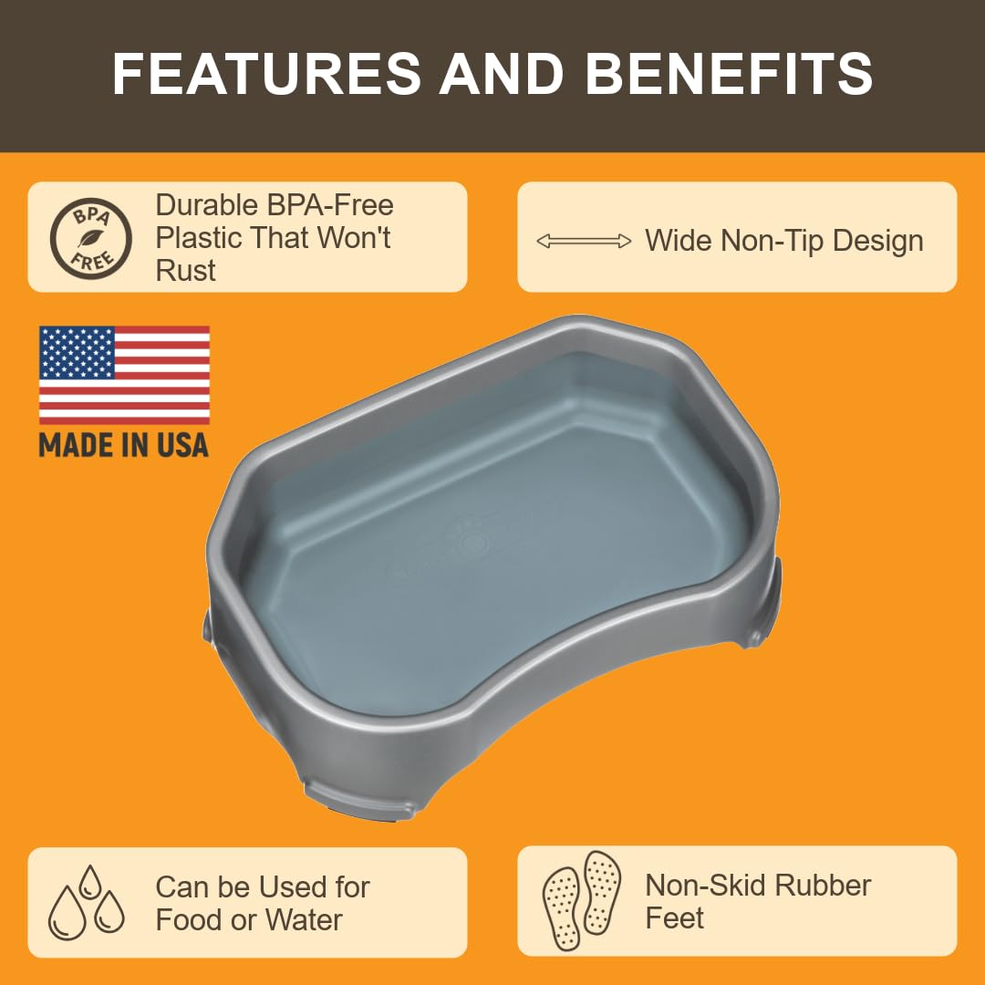 Neater Pet Brands tazon-grande-para-agua-exterior-resistente bebida estable bajo el sol