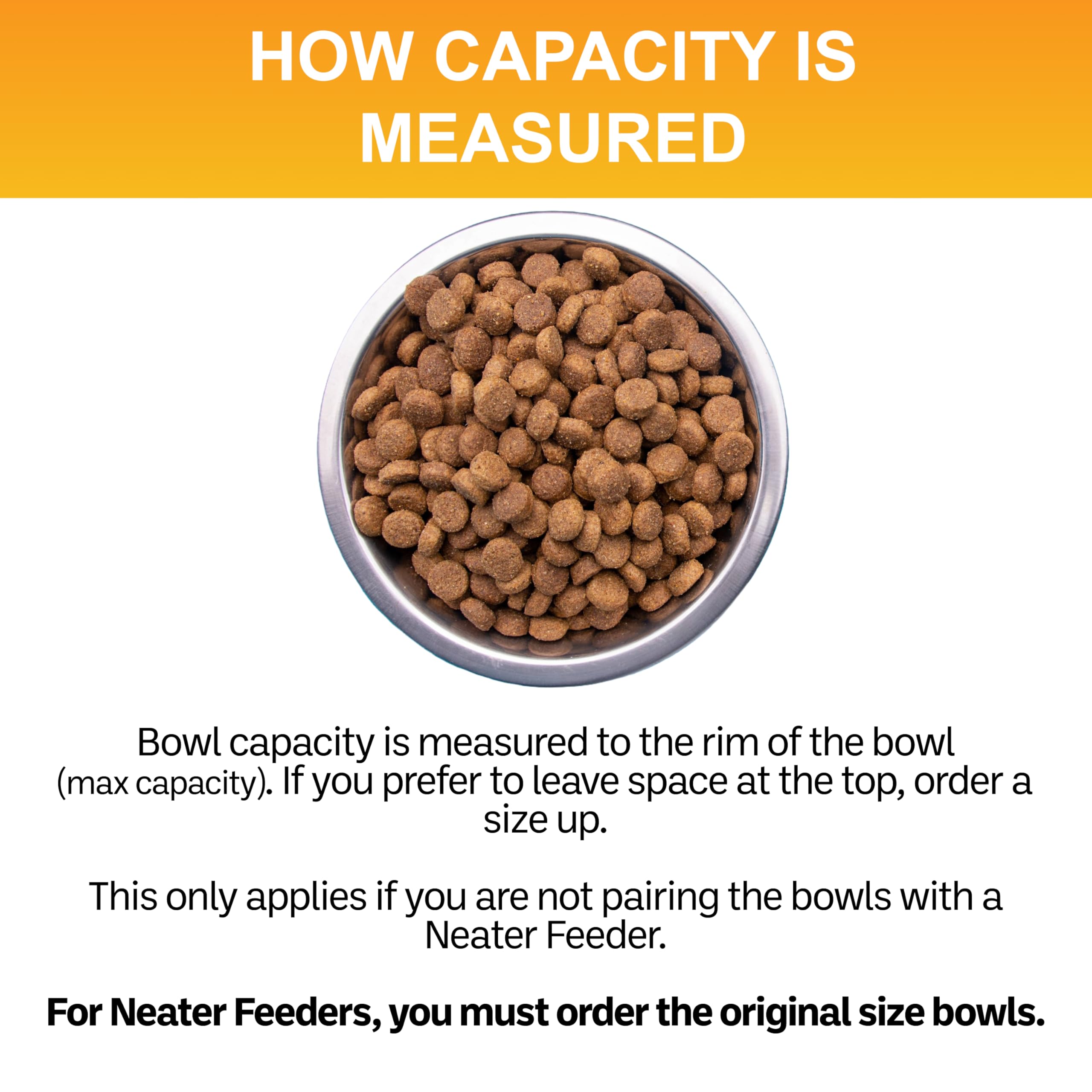Neater Pet Brands tazón 56oz libre de BPA para una alimentación segura.