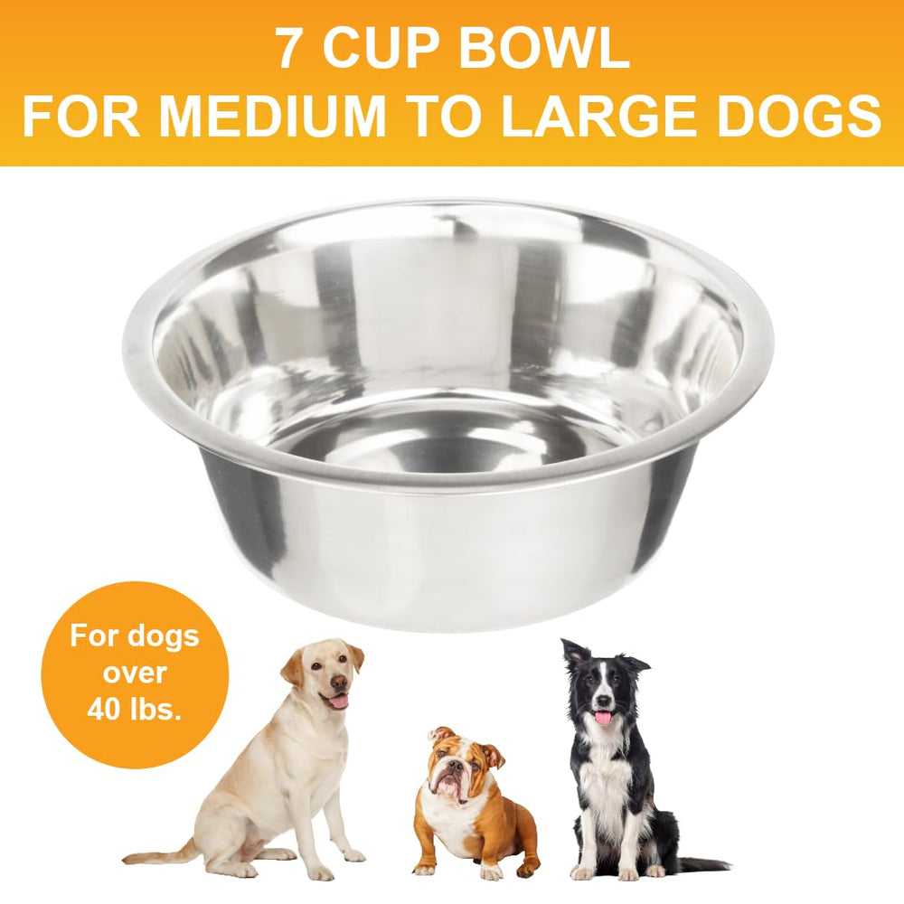 Neater Pet Brands tazón inoxidable 56oz repuesto para agua, ideal para uso diario.
