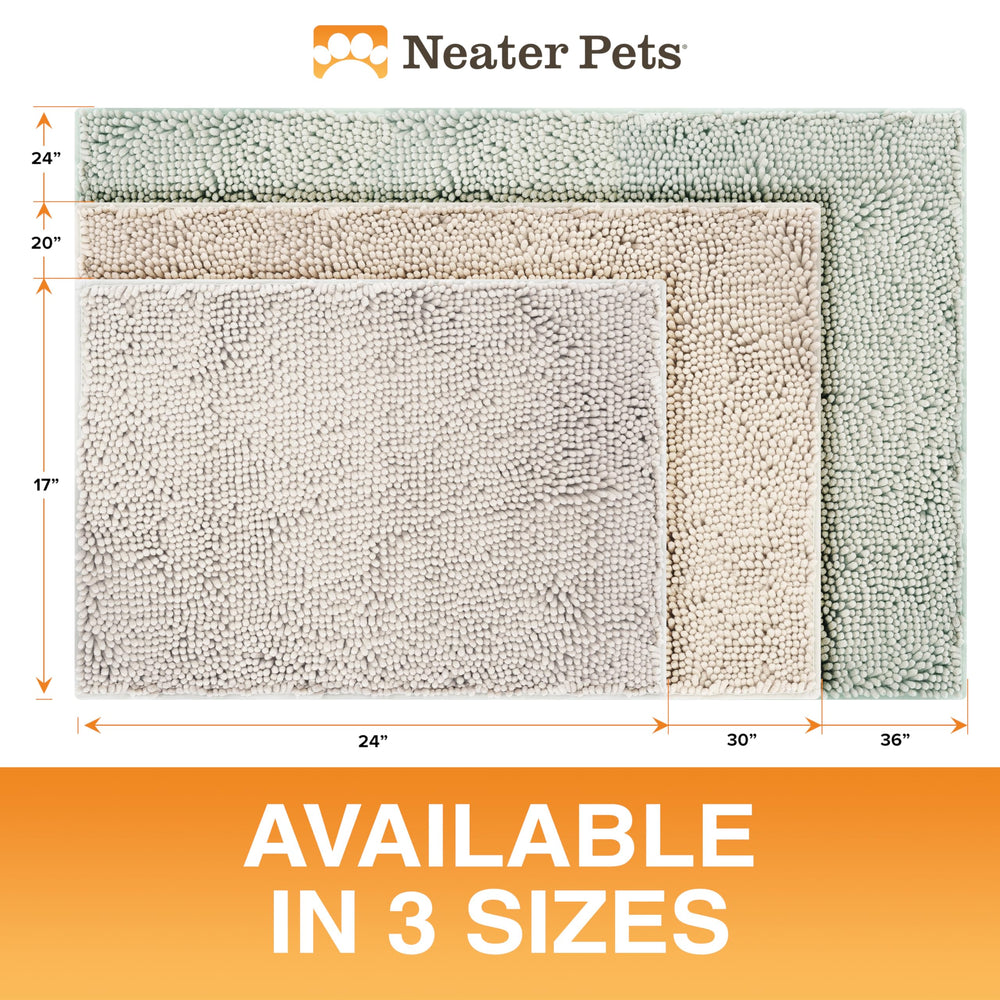 Neater Pets Chenille Alfombrilla para perros en la puerta, uso práctico.