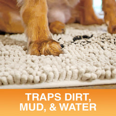 Neater Pets Chenille Patas mojadas en primer plano, uso diario.