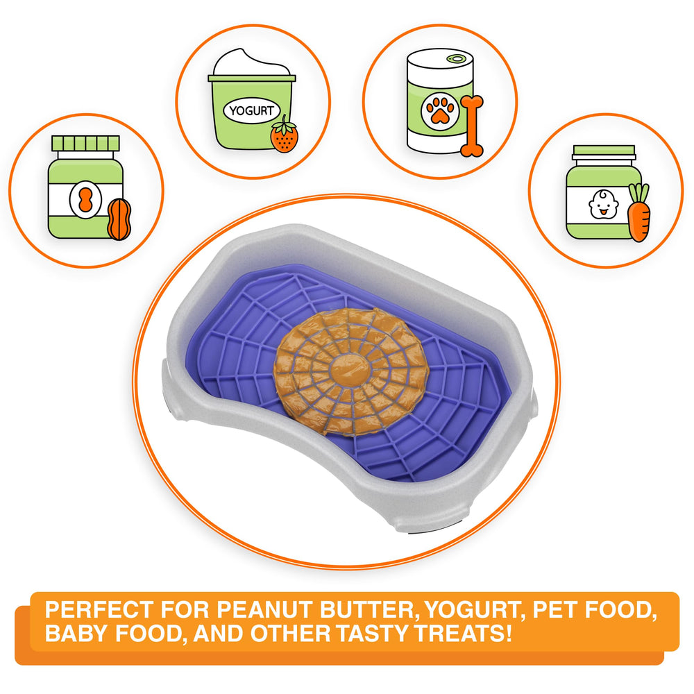Neater Pets Neat-LIK almohadilla colores morado y vainilla para disfrutar.