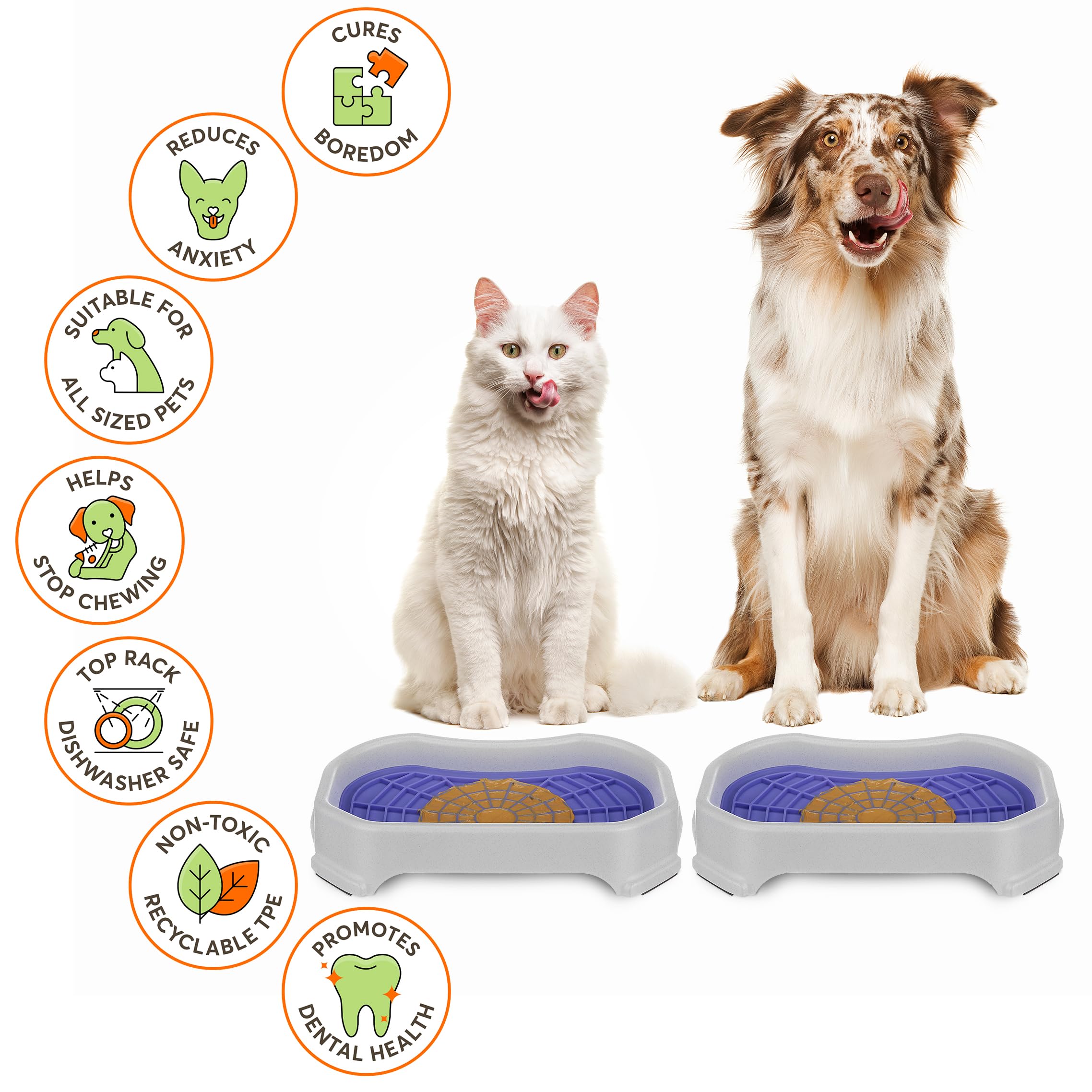 Neater Pets Neat-LIK almohadilla puede favorecer la saliva y la salud dental.