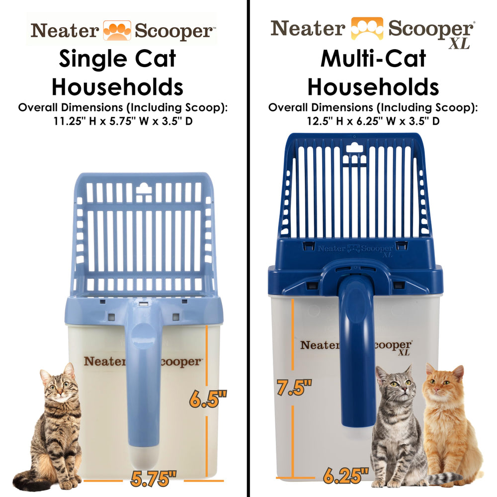 Neater Scooper: material duradero y resistente para uso diario.
