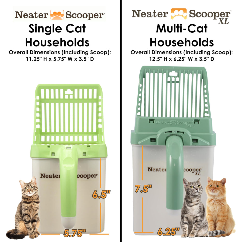 Neater Scooper: bolsas de recambio incluidas para conveniencia diaria.