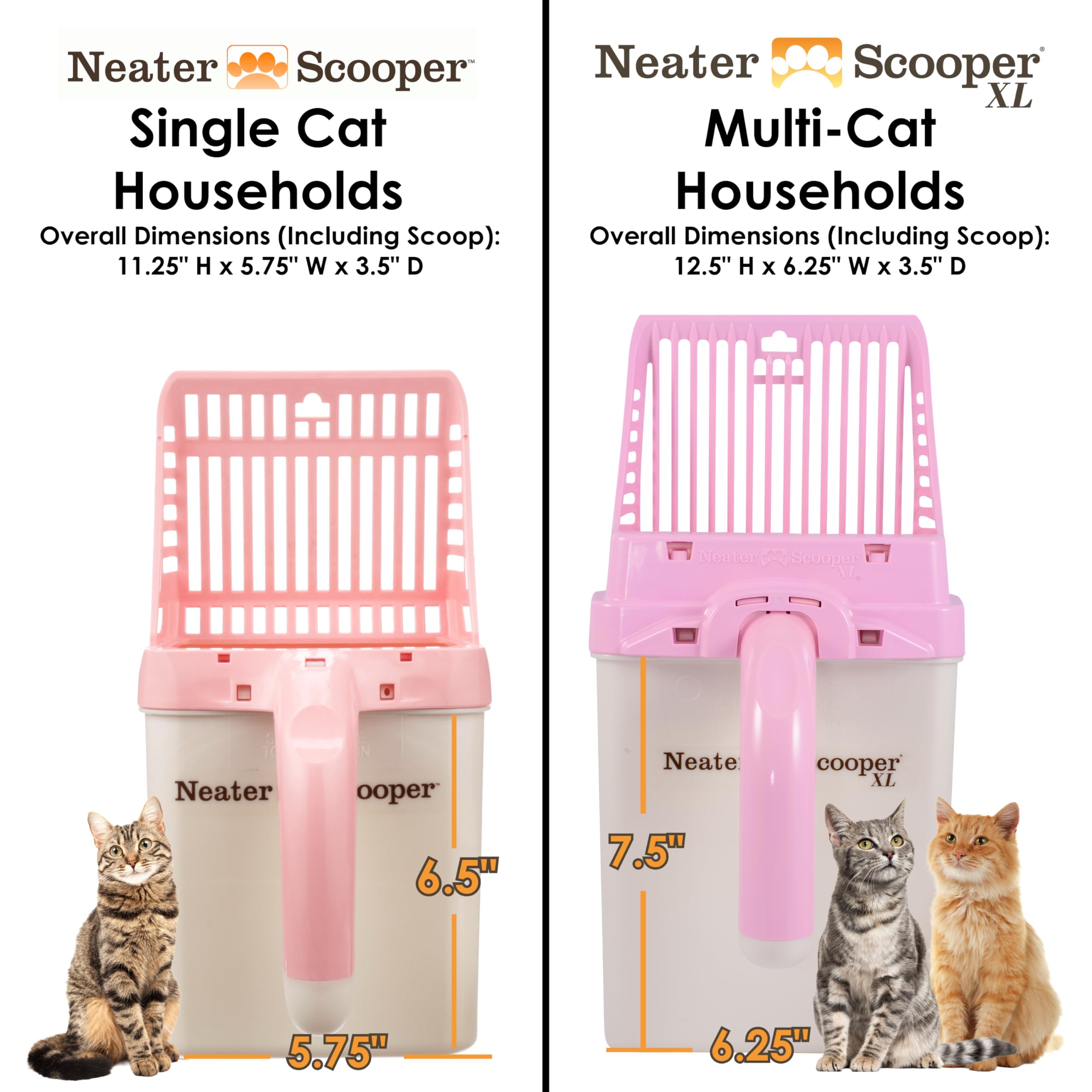 Neater Scooper: bolsas de repuesto incluidas para comodidad inmediata.