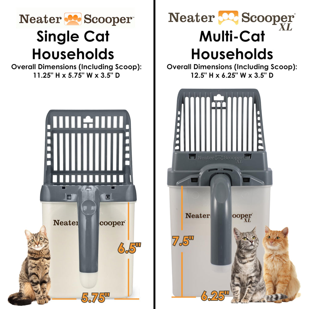 Neater Scooper XL, almacenamiento discreto dentro del cubo