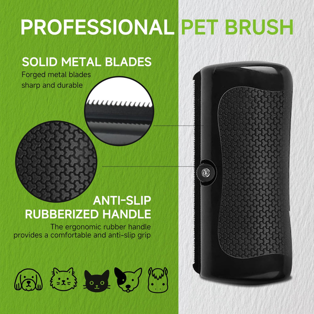 NEBALASTEP Groompro para caballos: cepillado eficiente para pelajes largos y cortos.