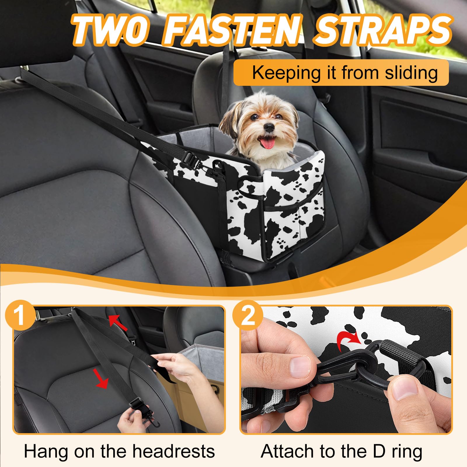 NECKORY base con soporte plegable, base estable para el asiento del coche.