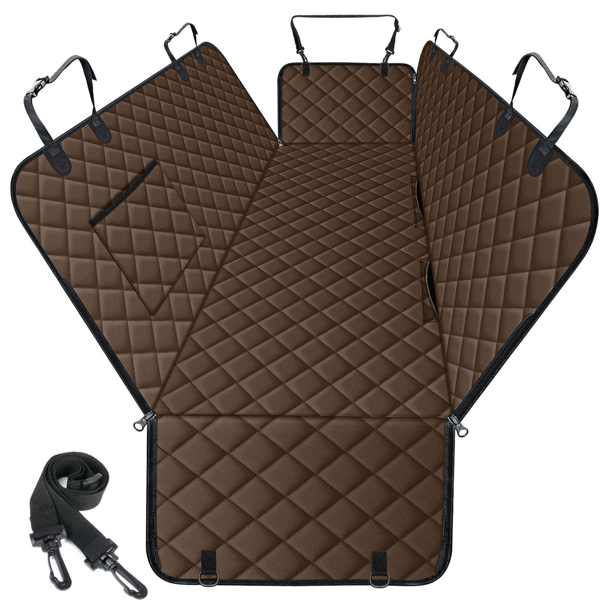 NECKORY Manta impermeable para asiento trasero protege contra manchas y pelos.