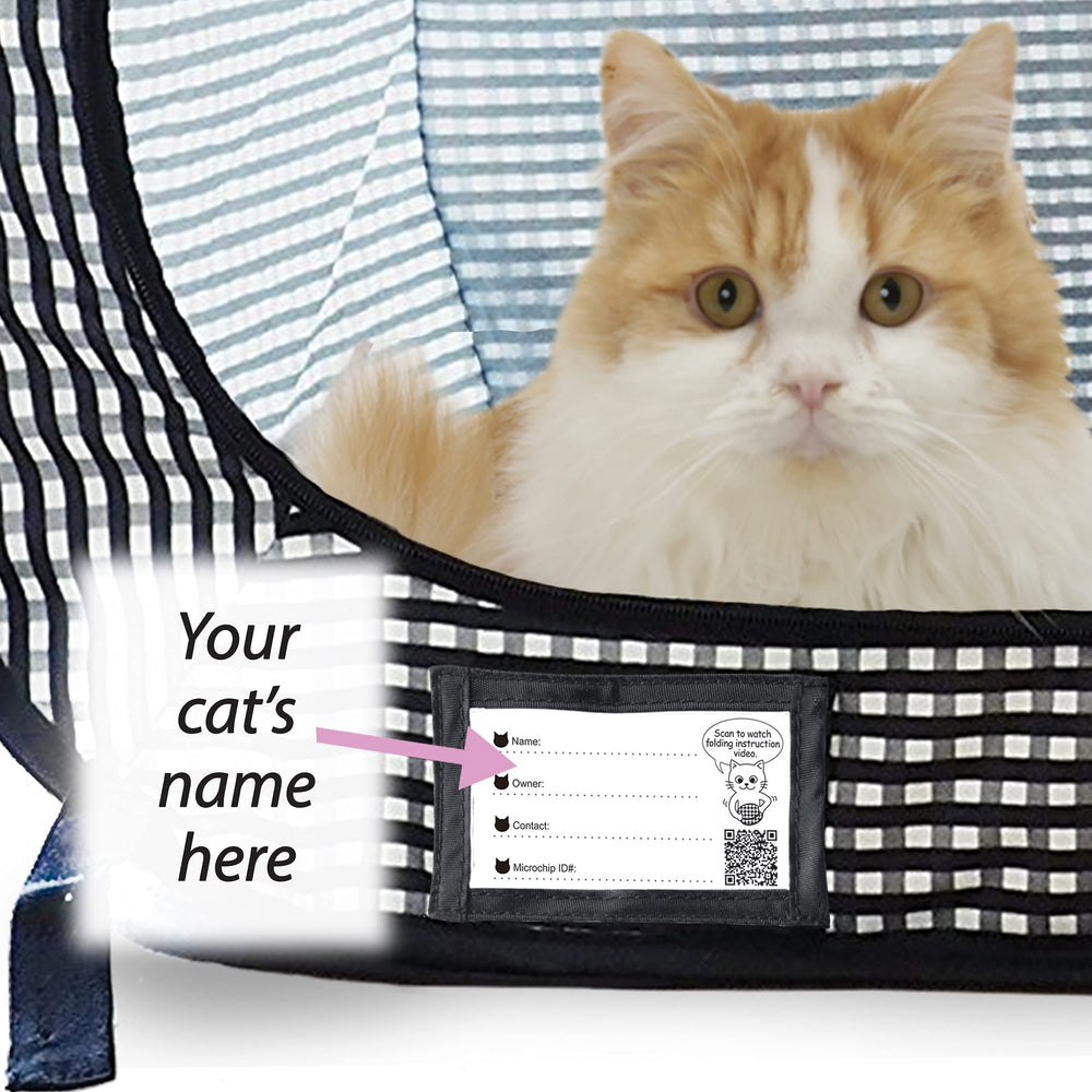 NECOICHI espacio amplio para dos gatos durante viajes