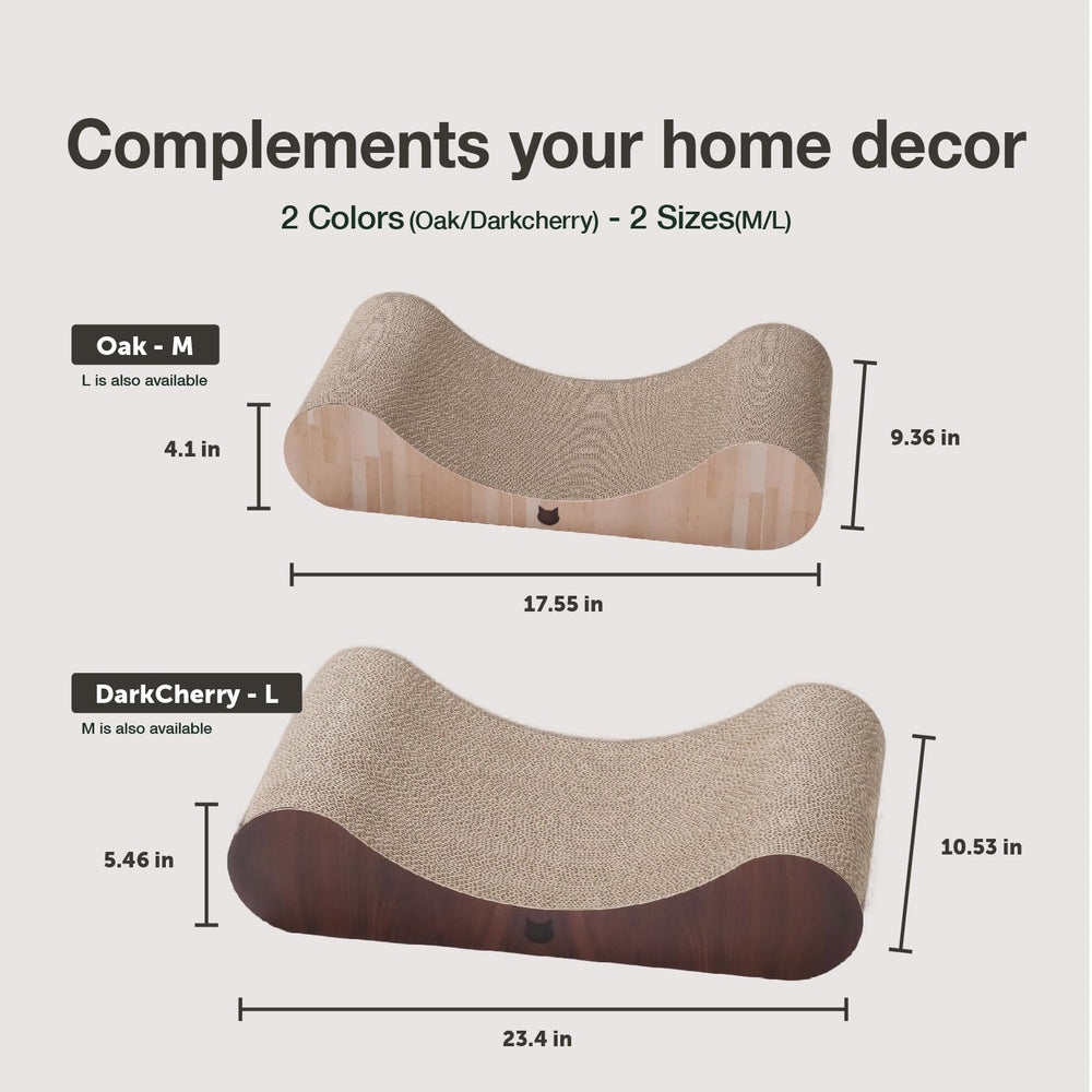 NECOICHI textura de cartón resistente, rascador durable para garras