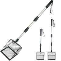 Neehows cuchara para arena de gato con mango extensible para mayor comodidad.
