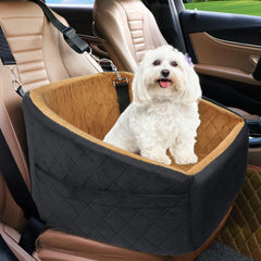 NEEZUKAR asiento para perro en coche frontal, viaje cómodo y seguro