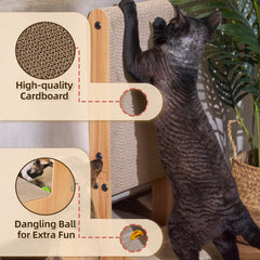 Nekosan bola interactiva integrada mantiene al gato entretenido durante el juego