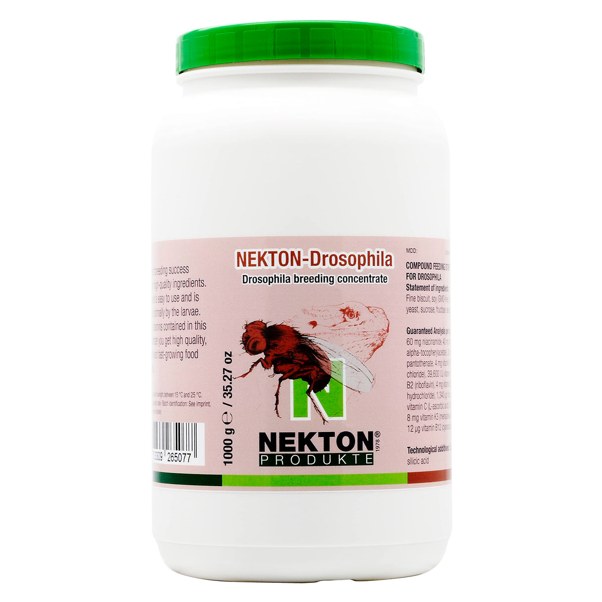 Nekton Drosophila en envase de 1000 g para cría de moscas